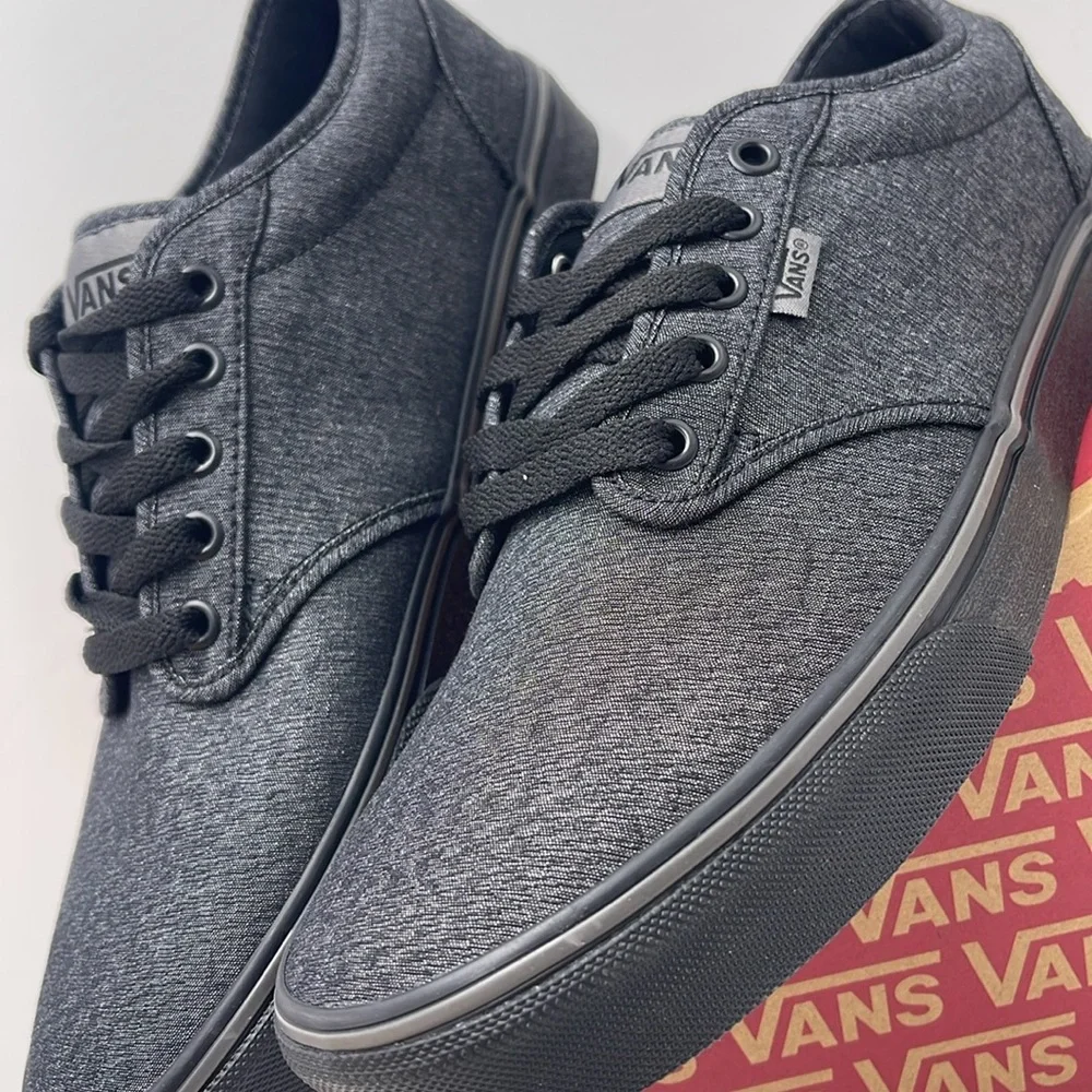 Vans Women’s Atwood (Varsity Textile) Black/Pewter VN0A45J9VEJ Sneakers